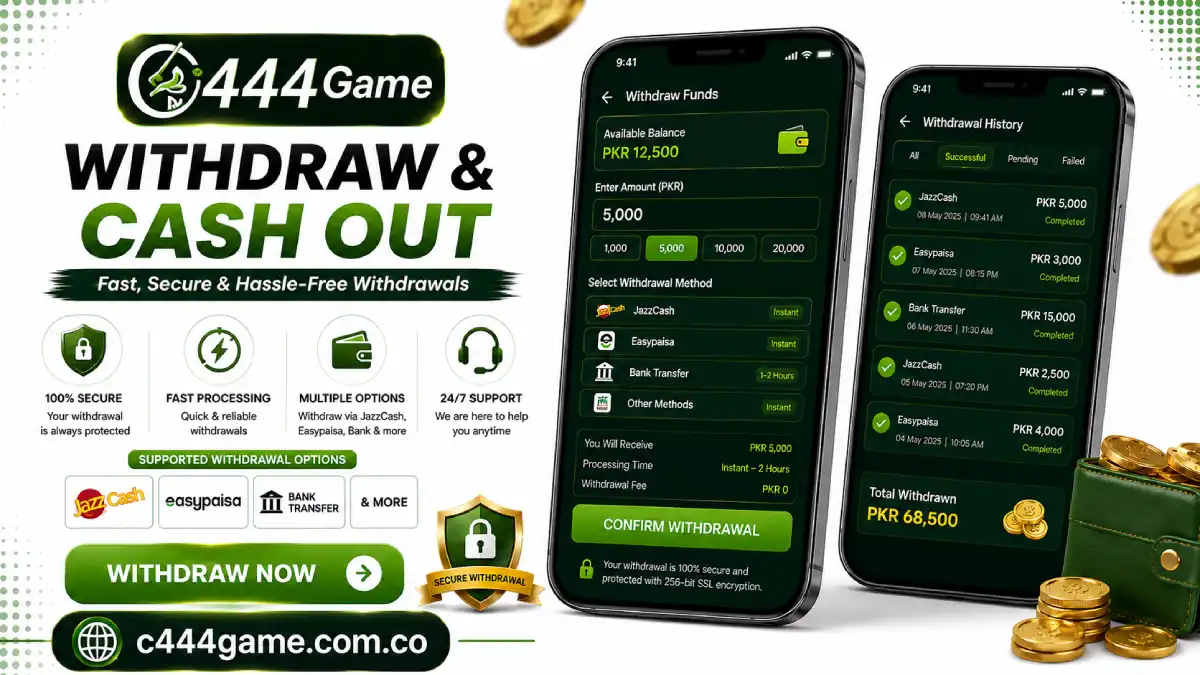 C444 Game Withdraw